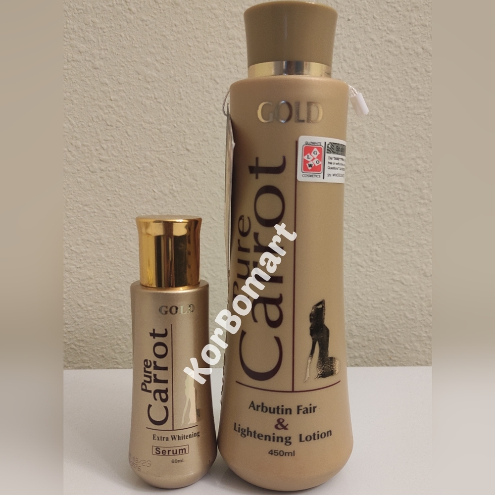 PURE CARROT GOLD LOTION & SERUM SET